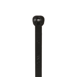 Cincho de Nylon 6.6 Dome-Top®, Con Lengüeta de Bloqueo de Acero Inoxidable, 203 mm largo x 4.7mm ancho, Color Negro, Exterior Re