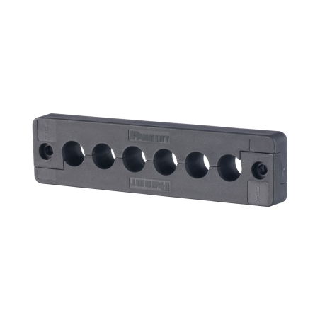Pasacables de 6 Orificios en Línea 4.41" X 0.67" IP65, para Cables Ter