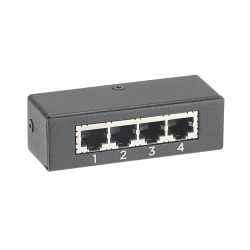 HUB de 4 Puertos, Para Sensores SmartZone G5 de Panduit, Color Negro