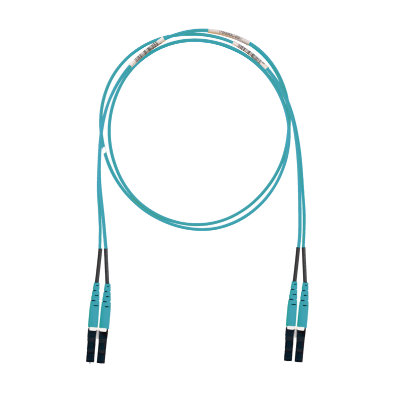 Jumper de Fibra Óptica Multimodo 50/125 OM3, LC-LC Dúplex, LSZH (Cero Halógenos), Color Aqua, 1 Metro Jumper de Fibra Óptica Multimodo 50/125 OM3, LC-LC Dúplex, LSZH (Cero Halógenos), Color Aqua, 1 Metro