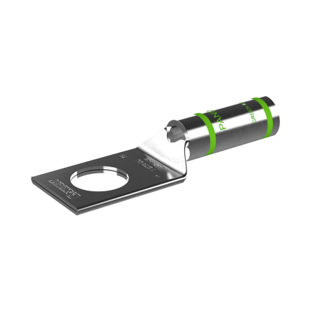 Terminal de Compresión de Cobre con Orificio 3/8 in, para Cable 1 AWG. 20 piezas