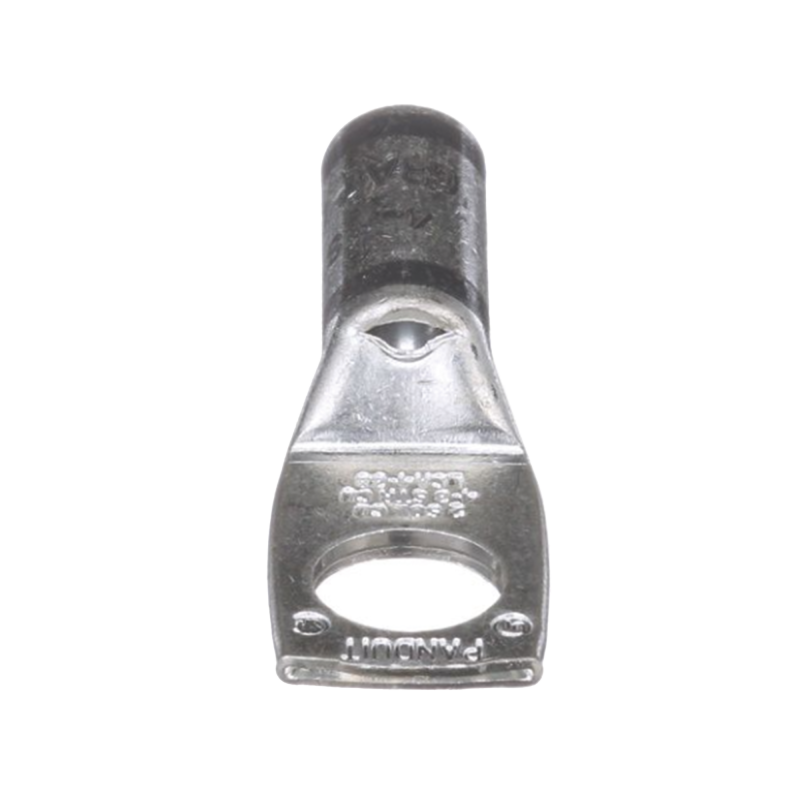 Terminal de Compresión de Cobre con Orificio 3/8 in, para Cable 4 AWG. 50 piezas