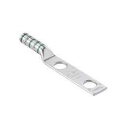 Conector de Compresión de Cobre con 2 Orificios 3/8" para Cable 2 AWG,