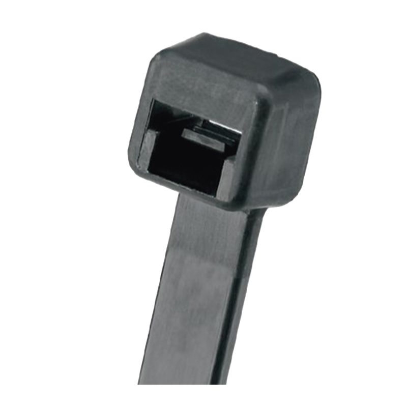 Cincho de Nylon 6.6, de 203mm largo x 3.6mm ancho, Color Negro. Paquete de 1000 Piezas