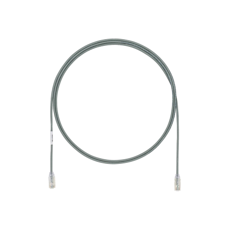 Cable de Parcheo UTP Cat6A, CM/LSZH, Diámetro Reducido (28AWG), Color Gris, 50ft
