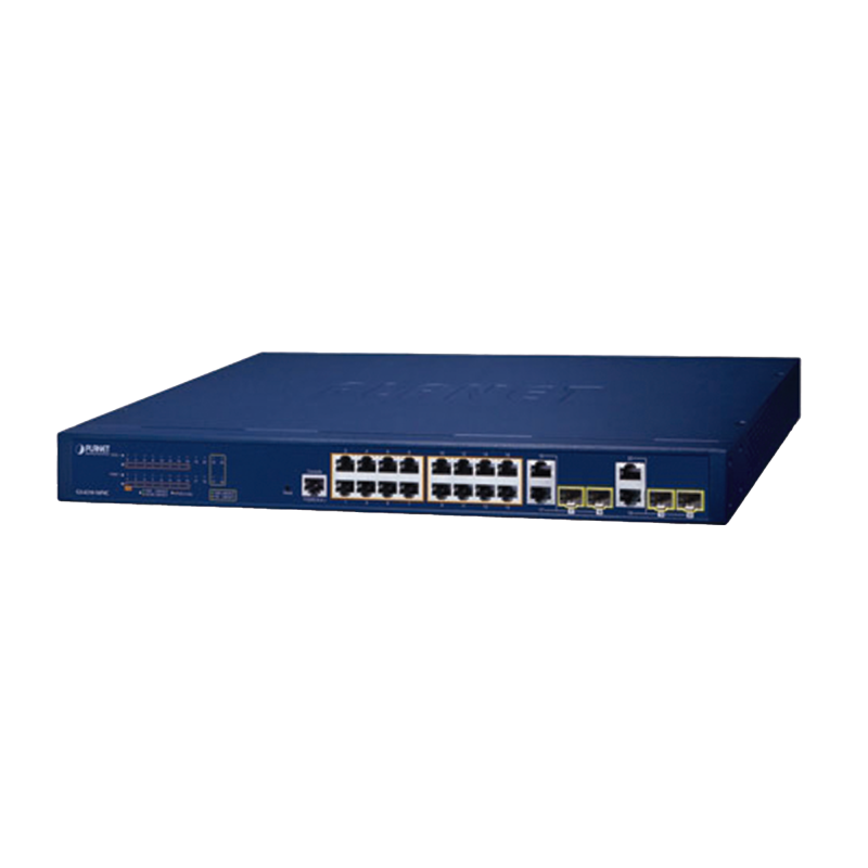 Switch Administrable PoE Capa 2 de 16 Puertos 10/100/1000 Mbps 802.3af/at, 4 Puertos SFP Gigabit, Hasta 240 W Switch Administrable PoE Capa 2 de 16 Puertos 10/100/1000 Mbps 802.3af/at, 4 Puertos SFP Gigabit, Hasta 240 W