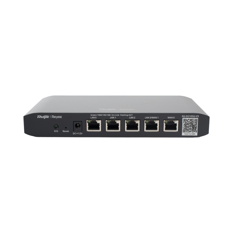 Router Balanceador Administrable Cloud con 3 puertos LAN gigabit, 1 Puerto WAN gigabit y 1 puerto LAN/WAN gigabit configurable,
