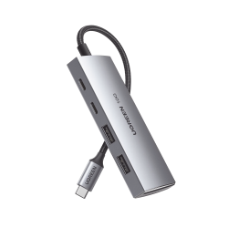 HUB USB-C 3.2 4 en 1, 2 Puertos USB-C 3.2 (10 Gbps), 2 Puertos USB-A 3