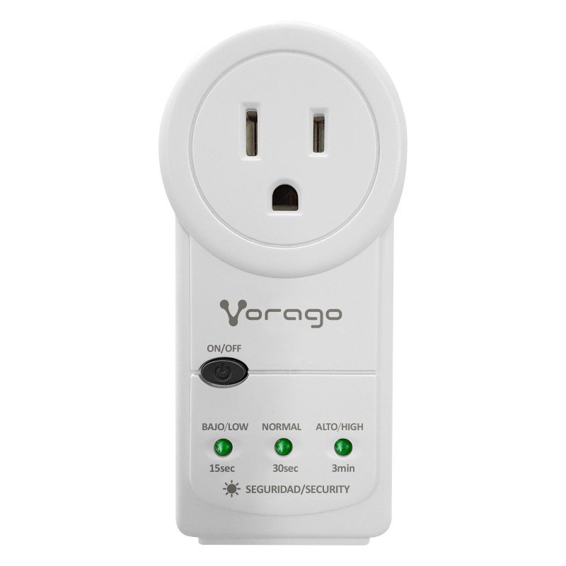 Protector de voltaje Vorago AVR-300 RJ45/RJ11 portátil, 1800W, electro