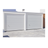 Puerta de Garage de Alta Calidad, Línea Central, Color Blanco 10X7 pies, AISLADA, Estilo Americana.