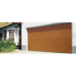 Puerta de Garage D, Alta calidad, 16x8 pies, AISLADA, Estilo Americana