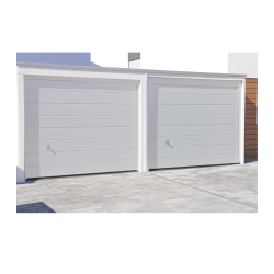 Sección para puerta de Garage, Lisa, Color blanco, Para GARAGE167, Est