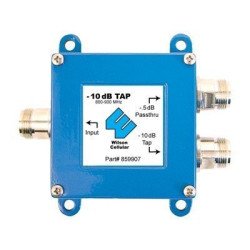 Separador para 800, 1900 MHz, con 10 y 0.5 dB de atenuación.