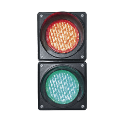 Semáforo, Señalización Rojo y Verde, Diámetro 100mm, LED, 110vca.