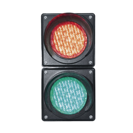 Semáforo, Señalización Rojo y Verde, Diámetro 100mm, LED, 110vca.