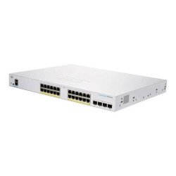 Switch Catalyst 1300, 24 puertos Gigabit Ethernet, PoE+ con 195W totales, 4 puertos SFP+ (4x 1G/10G), Incluye cable CAB-16AWG-AC