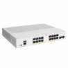 Switch Catalyst 1300, 16 puertos Gigabit Ethernet, PoE+ con 240W totales, 2 Puertos SFP (2x1G), Incluye cable CAB-16AWG-AC, el S