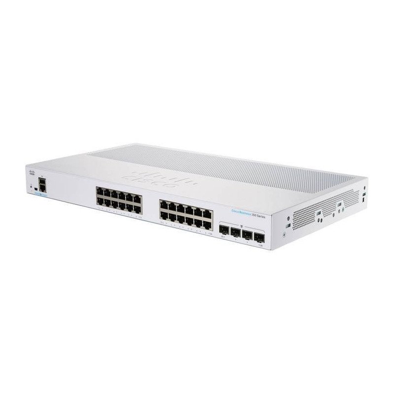 Switch Catalyst 1200, 24 puertos Gigabit Ethernet, No PoE, 4 Puertos SFP (4x1G), Incluye cable CAB-16AWG-AC, el Smartnet se adqu