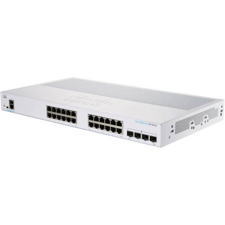 Switch Catalyst 1200, 24 puertos Gigabit Ethernet, No PoE, 4 Puertos SFP (4x1G), Incluye cable CAB-16AWG-AC, el Smartnet se adqu