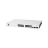 Switch Catalyst 1200, 24 puertos Gigabit Ethernet, No PoE, 4 puertos SFP+ (4x 1G/10G), Incluye cable CAB-16AWG-AC, el Smartnet s
