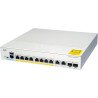 Switch Catalyst 1200, 8 puertos Gigabit Ethernet, PoE+ con 67W totales, 2 puertos SFP (2x 1G), Incluye cable CAB-16AWG-AC, el Sm