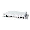 Switch Catalyst 1200, 8 puertos Gigabit Ethernet, No PoE, 2 puertos SFP (2x 1G), Incluye cable CAB-16AWG-AC, el Smartnet se adqu
