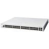 Switch Catalyst 1300, 48 puertos Gigabit Ethernet, No PoE, 4 Puertos SFP+ (4x 1G/10G), Incluye cable CAB-16AWG-AC, el Smartnet s