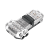 Conector en forma de t para 2 contactos, para una conexión rápida