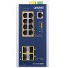 Switch Industrial administrable L2+ 8 puertos Gigabit con PoE+ 802.3at y 4 puertos SFP