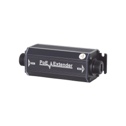 Extensor PoE gigabit para 100 metros, intemperie (IP66), 1 puerto de e