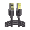 Cable Ethernet Cat7 CLASSIF/FTP Redondo con Malla de Nylon 3 Metros