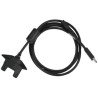 Cable de transferencia de datos Zebra USB. para Portátil. 1. Negro