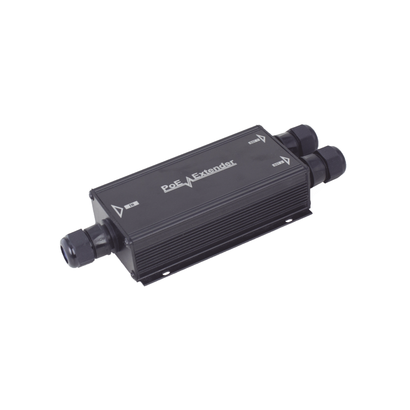 Extensor PoE gigabit para 100 metros, intemperie (IP66), 1 puerto de e