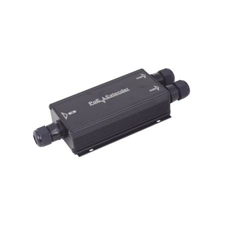Extensor PoE gigabit para 100 metros, intemperie (IP66), 1 puerto de e