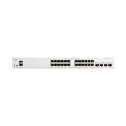 Switch Catalyst 1300, 24 puertos Gigabit Ethernet, PoE+ con 375W totales, 4 puertos SFP+ (4x 1G/10G), Incluye cable CAB-16AWG-AC