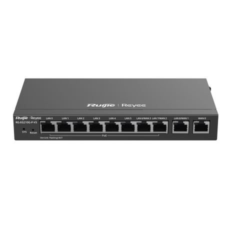 Router Balanceador PoE 110W Cloud 10 puertos gigabit (8 puertos PoE), 