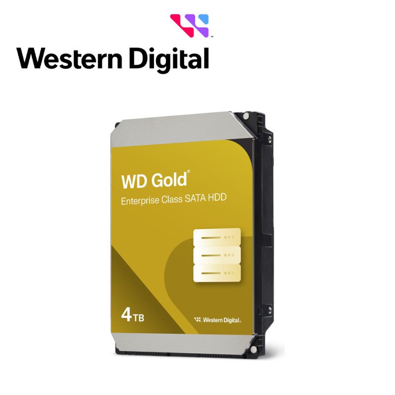 Disco duro interno WD Gold 4tb 3.5 escritorio SATA3 6gb/s 256mb 7200rpm 24x7 hotplug NAS DVR NVR server datacenter