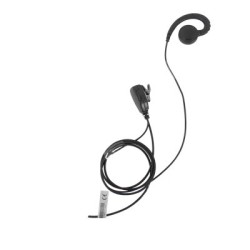 Micrófono de solapa con audífono ajustable al oído para HYT TC-700,TC-610,TC-620,TC-620H,TC-510,TC-585,TC-550S,TC-518,TC-580,TC-