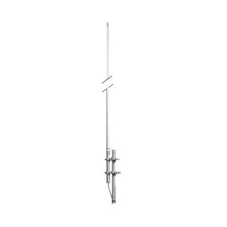 Antena Base VHF, fibra de vidrio, rango de frecuencia 161-168 MHz