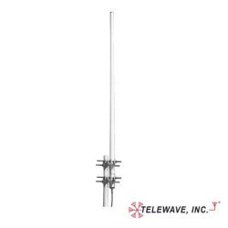 Antena Base UHF, Fibra de Vidrio, Rango de Frecuencia 430 - 475 MHz.