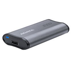 SSD Externo ADATA SE880 4TB. Interfaz USB 3.2 Gen 2 X2, Puerto USB-C. Color GRIS.