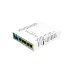 Routerboard 5 puertos Gigabit Ethernet PoE 802.3at, 1 Puerto USB