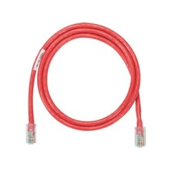 Cable de parcheo UTP Categoría 5e, con plug modular en cada extremo - 3 m. - Rojo