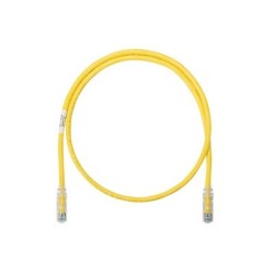 Cable de parcheo UTP Categoría 6, con plug modular en cada extremo - 4.3 m. - Amarillo
