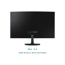 Monitor LED Samsung 27 pulgadas full HD 1920x1080 curvo, s27d360, VA, 4ms, 100 Hz, HDMI, VGA, 1800r