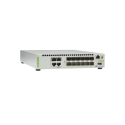 Switch Capa 3 Stackeable 10 Gigabit, 12 puertos SFP/SFP+ 10G y 4 puertos 100/1000/10G Base-T (RJ-45)