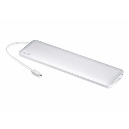 Docking station USB-C multipuerto con power pass-through