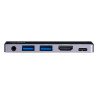 USB-C Travel Dock con Power Pass-Through