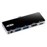 USB-C Travel Dock con Power Pass-Through