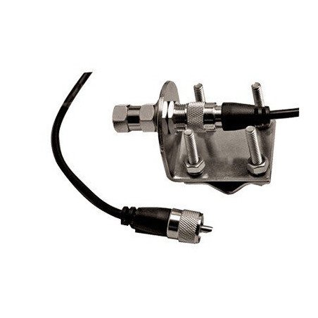 Montaje para espejo de antenas CB.